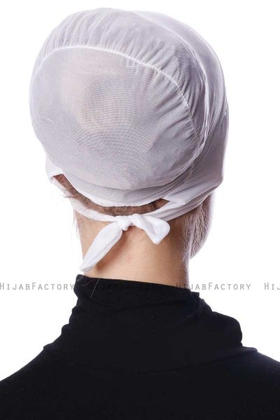 Defne - Bonnet Parizien Blanc - Ecardin