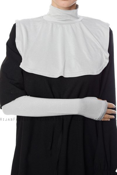 Derin - Couverture d'Cou & Manchettes Gris Clair