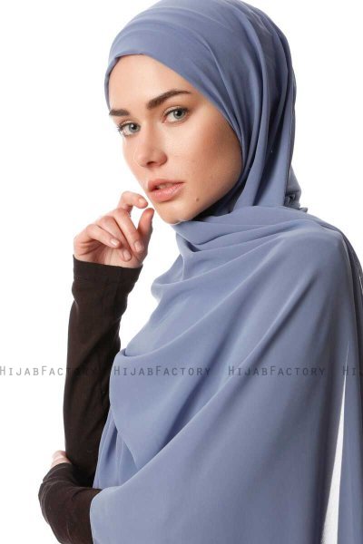 Derya - Hijab Pratique Chiffon Denim