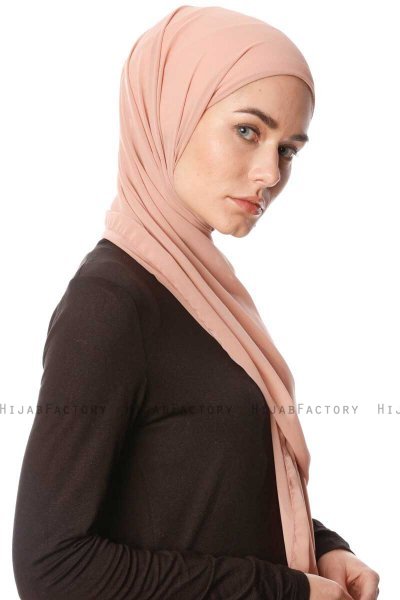 Derya - Hijab Pratique Chiffon Vieux Rose
