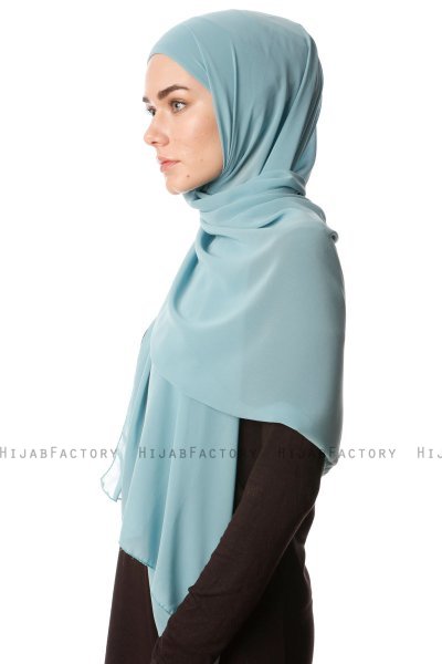 Derya - Hijab Pratique Chiffon Menthe