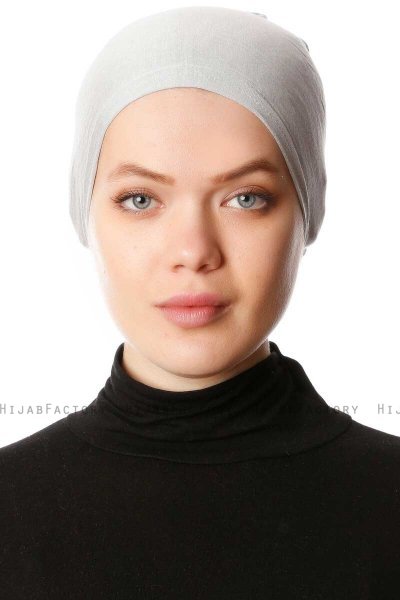 Dilara - Bonnet Gris Clair - Ecardin