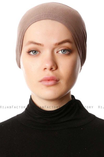 Dilara - Bonnet Taupe Foncé - Ecardin