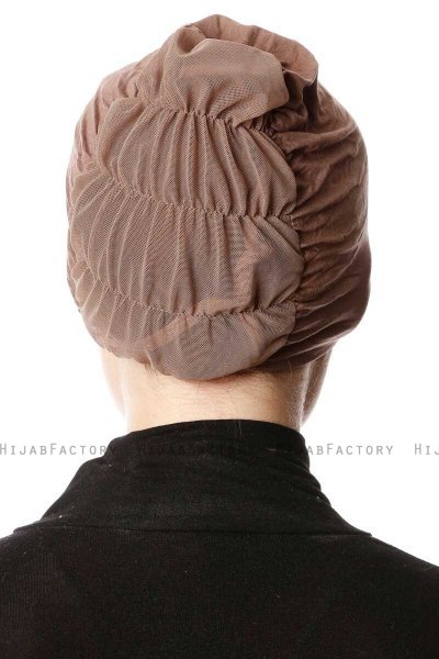 Dilara - Bonnet Taupe Foncé - Ecardin