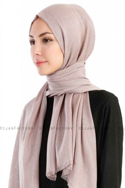 Dilsad Taupe Hijab Sjal Madame Polo 130018-2