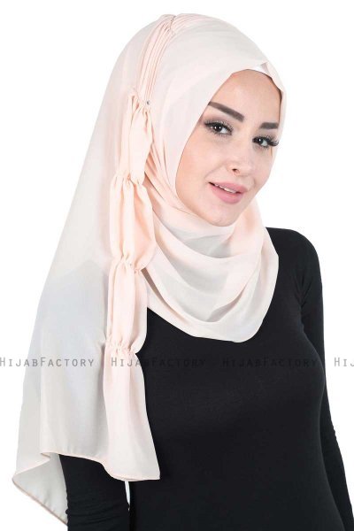 Disa - Hijab Chiffon Pratique Beige