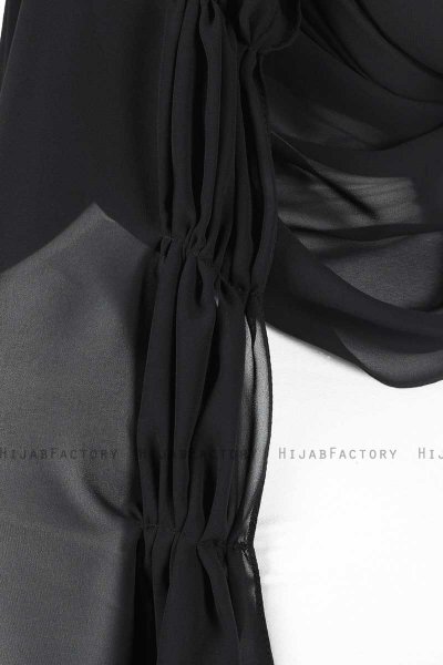 Disa - Hijab Chiffon Pratique Noir