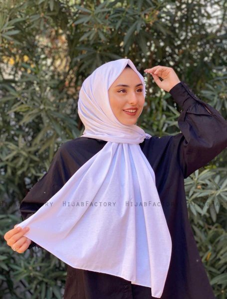 Djamila - Hijab Coton Blanc - Mirach