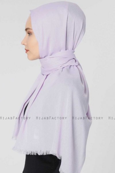Ece Ljus Lila Pashmina Hijab Sjal Halsduk 400052d