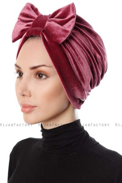 Ekin - Turban Rose Foncé