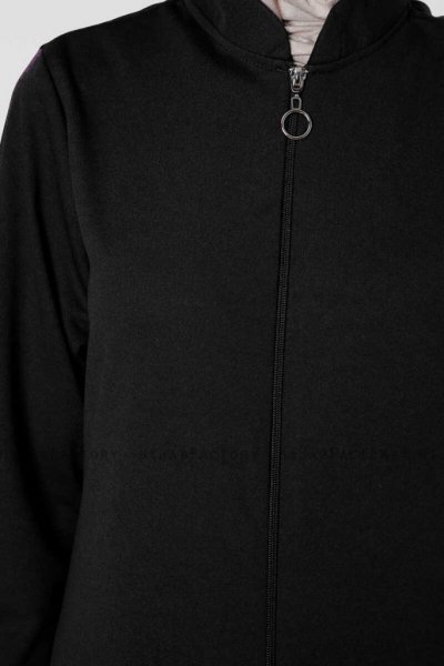 Elvan - Abaya Noir - Miss Cazibe 251001c