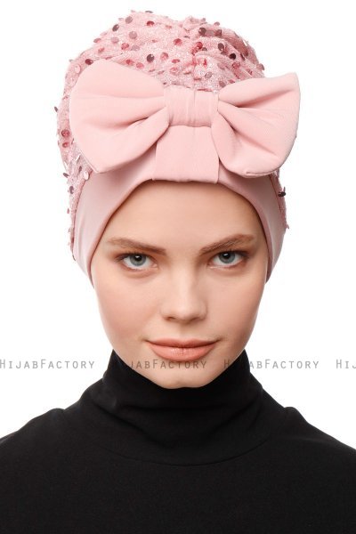 Enfleda - Turban Vieux Rose