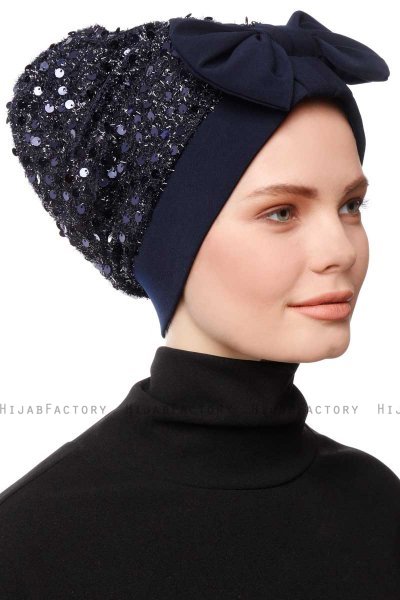 Enfleda - Turban Bleu Marin