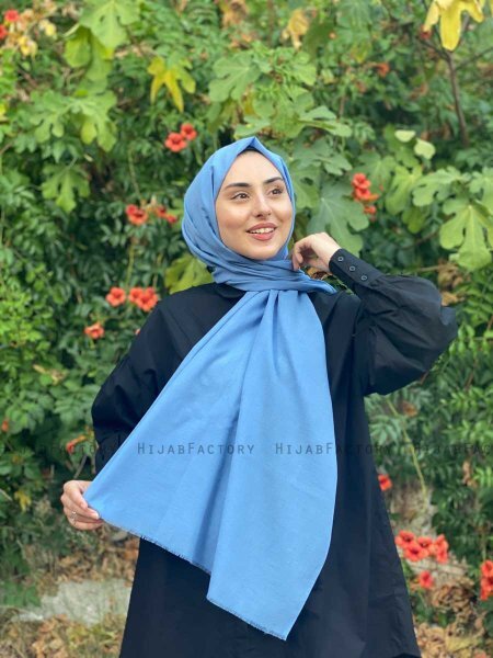 Ermina - Hijab Coton Bleu - Mirach