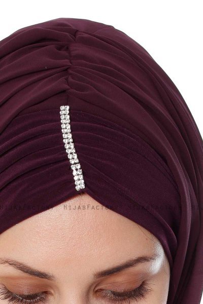 Evren - Chiffon Hijab Prune