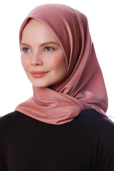 Eylul - Hijab Rayon Carré Vieux Rose