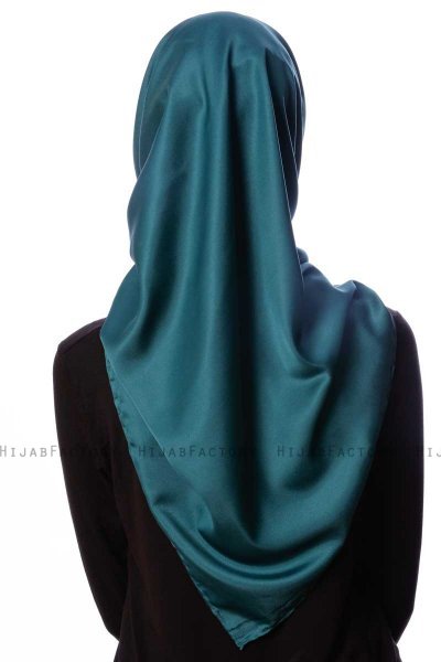 Eylul - Hijab Rayon Carré Vert Foncé