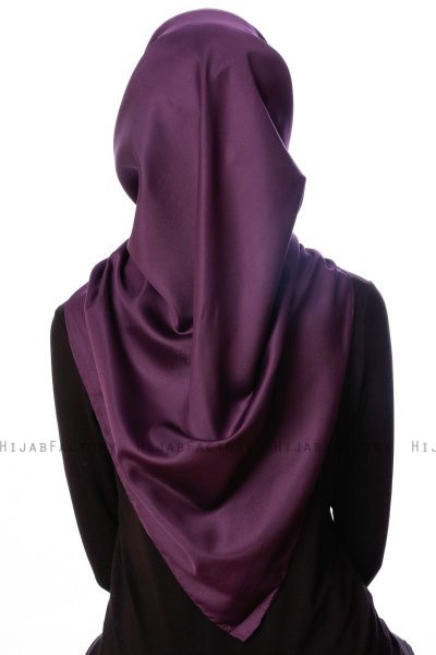 Eylul - Hijab Rayon Carré Prune