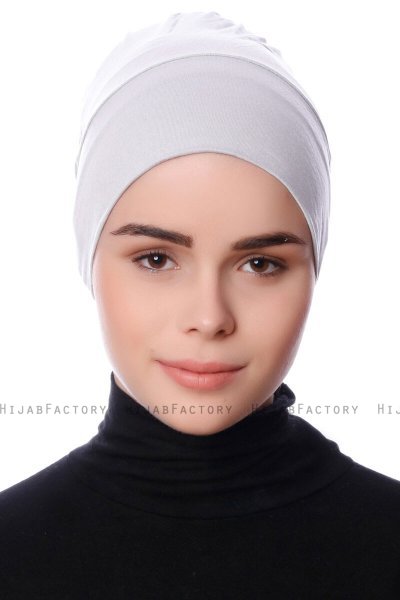 Fatma - Bonnet Gris Clair - Özsoy
