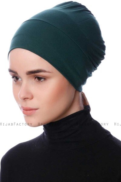 Fatma - Bonnet Vert Foncé - Özsoy