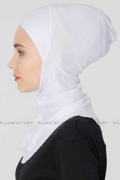 Filiz Vit XL Ninja Hijab Underslöja Ecardin 200702c