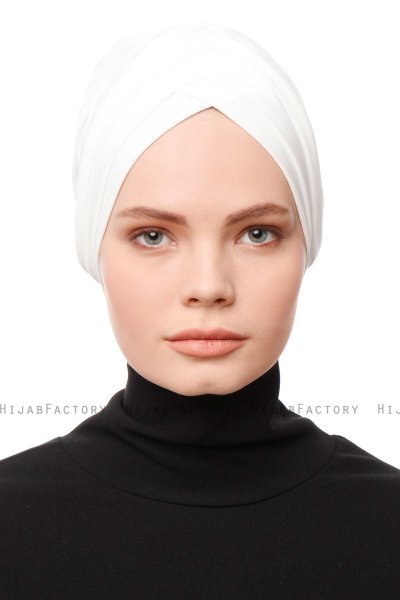 Gamze - Turban Blanc