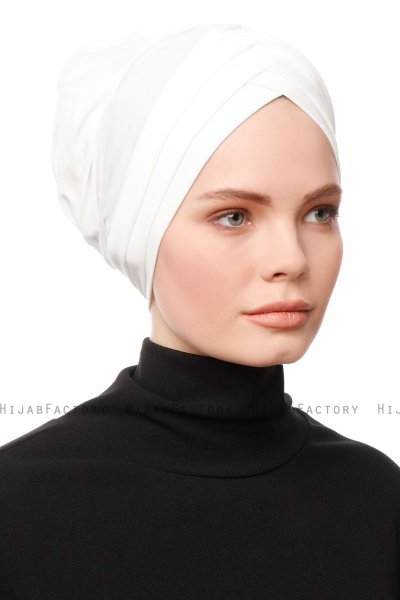 Gamze - Turban Blanc