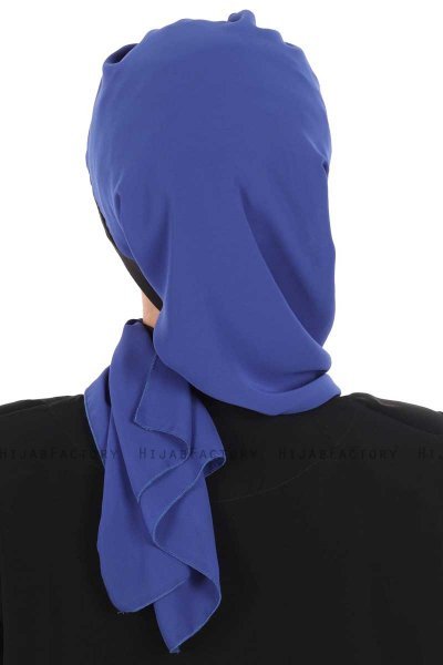 Gill - Hijab Pratique Bleu & Noir