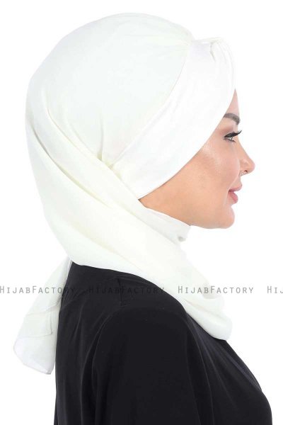 Gill - Hijab Pratique Crème & Crème