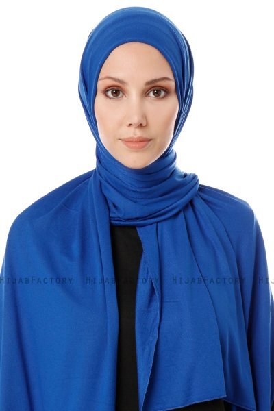 Hande - Hijab En Coton Bleu - Gülsoy