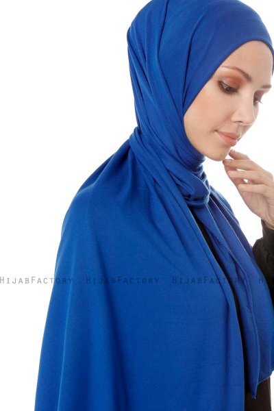 Hande - Hijab En Coton Bleu - Gülsoy
