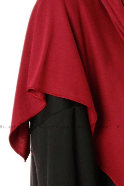 Hande - Hijab En Coton Bordeaux - Gülsoy