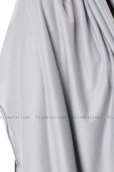 Hande - Hijab En Coton Gris - Gülsoy
