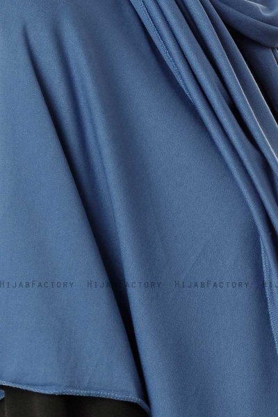 Hande - Hijab En Coton Indigo - Gülsoy