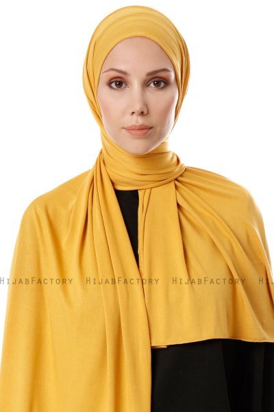 Hande - Hijab En Coton Pêche - Gülsoy