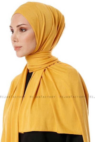 Hande - Hijab En Coton Pêche - Gülsoy