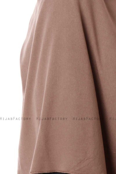 Hande - Hijab En Coton Taupe - Gülsoy