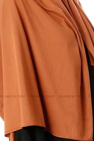 Hande - Hijab En Coton Terracotta - Gülsoy