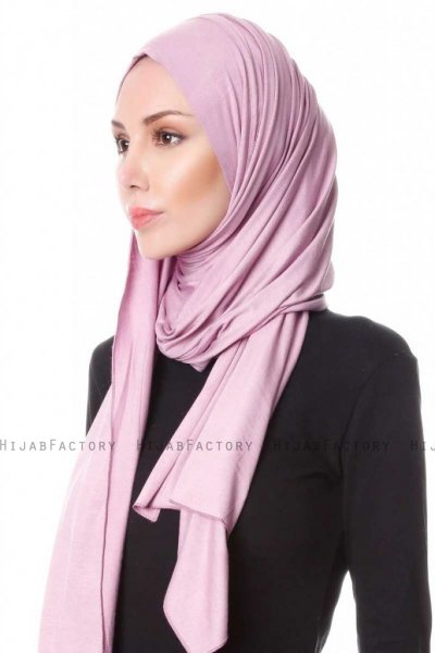 Hanfendy Lila Praktisk One Piece Hijab Sjal 201746b