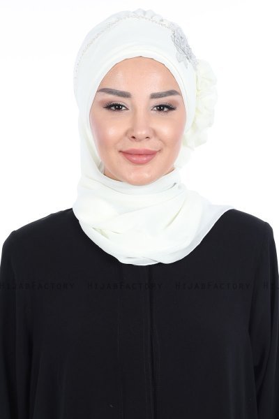 Hillevi - Turban Instant Chiffon Crème