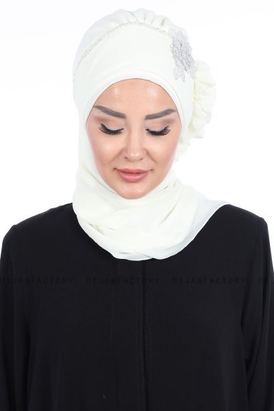 Hillevi - Turban Instant Chiffon Crème
