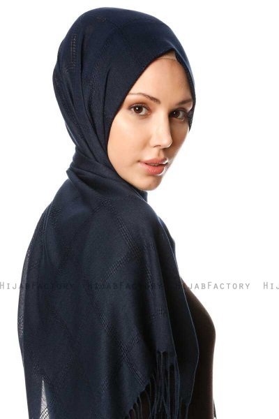 Huriye - Hijab Bleu Marin - Özsoy