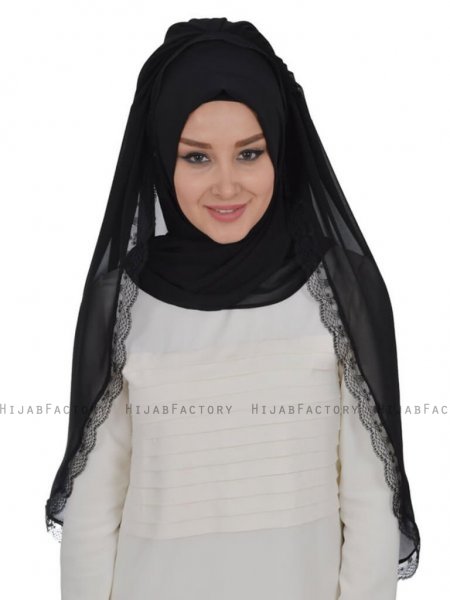 Ida Svart Praktisk Hijab Ayse Turban 328501a