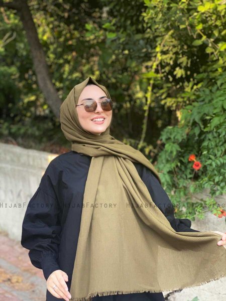 Jaeda - Hijab Coton Kaki - Mirach