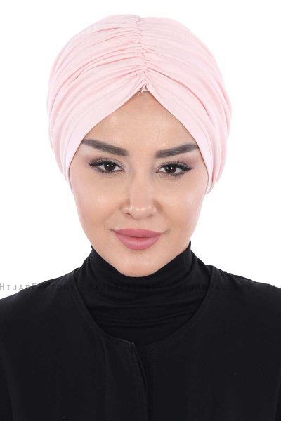 Jill - Turban En Coton Vieux Rose - Ayse Turban