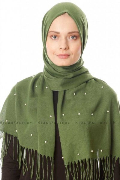 Kadri - Hijab Kaki Avec Des Perles - Özsoy