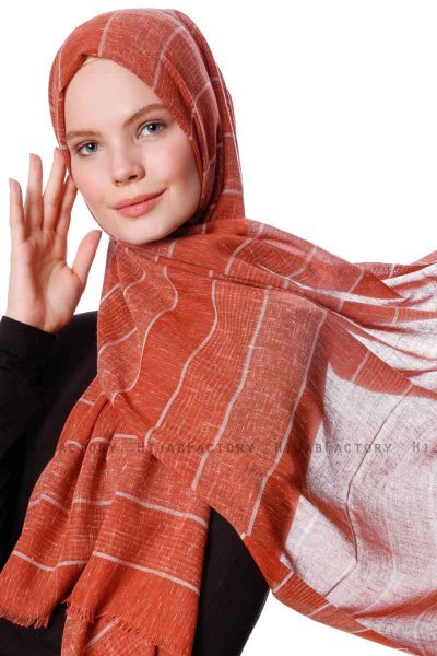 Kiral - Hijab Rouge Brique - Özsoy