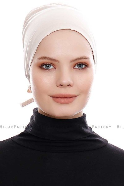 Kiraz - Bonnet XXL Beige Clair - Ecardin