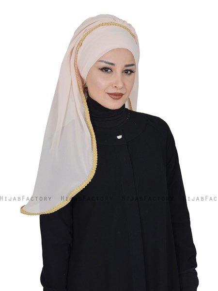 Louise - Hijab Pratique Beige - Ayse Turban