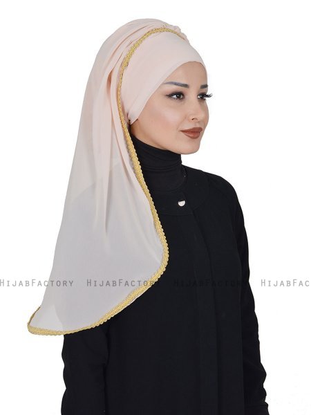 Louise - Hijab Pratique Beige - Ayse Turban